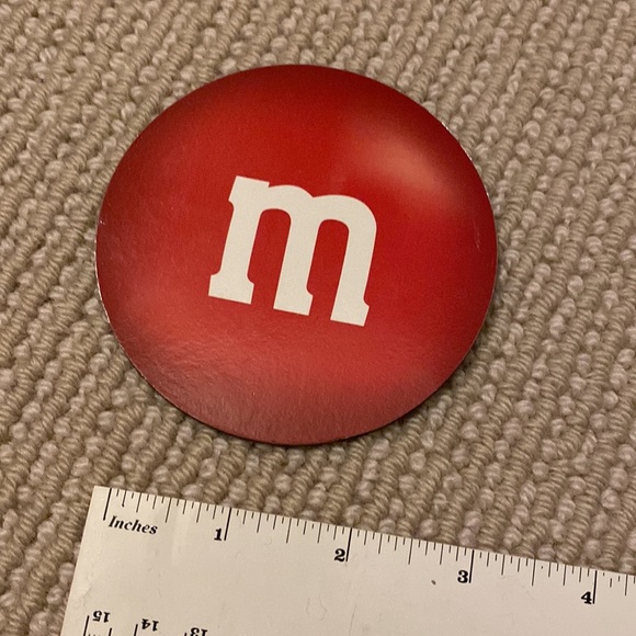Red M&M Candy Magnet - Picture 2 of 2
